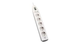 SA0503WUSB-8E5, Outlet Strip 5x DE Type F (CEE 7/3) Socket/USB - DE Type F (CEE 7/4) Plug White 1.8m, V7