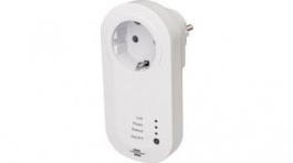 1294840, Wifi Socket with Transmitter 2.4 GHz White, Brennenstuhl