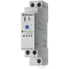 80.21.0.240.0000, Time lag relay Passing make contact, FINDER