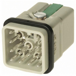 09120123001, Pin insert, Han Q 12/0, Han Q, 12, Harting