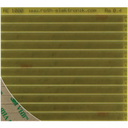 RE1080, 12 contact rails, self-adhesive, 0.40 mm pitch, Roth Elektronik