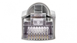 CCGP89350GY [10 шт], RJ45 UTP CAT5 Plug & Grey Boot, Pack of 10 pieces, Nedis (HQ)