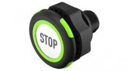 84-ASKS-C18-04A8, IO-Link Illuminated Capacitive Switch 200 mA 32 VDC 1NO IP69K/IK08, EAO