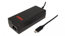19.11.1034, Plug-In Power Supply, 65W, IEC 60320 C6 - USB C Plug, Roline