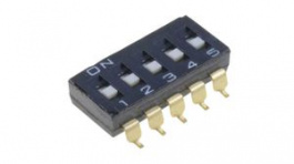 A6S-5101-H, Переключатель: DIP-SWITCH; Кол-во секций:5; ON-OFF; 0,025A/24ВDC, Omron