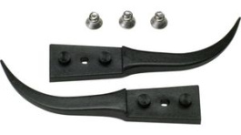 A5SV, Kit of 2 PVDF Tips and 3 Screws ESD Straight/Very Fine 40mm, Ideal-Tek