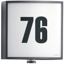 L 676 LED ALU-ANTHRACITE, Outdoor light fixture 8 W anthracite, Steinel