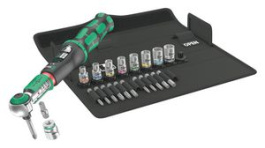 05075832001, Safe-Torque A2 Ratchet Set, Hex Drive, 23 Pieces, 1/4", Wera Tools