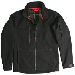 928076199-M, Soft Shell Jacket, Carpenter ACE Size M black, Bjornklader