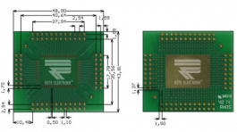 RE966-03E, Prototyping board FR4 Epoxide + chem. Au, Roth Elektronik