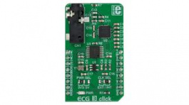 MIKROE-3273, ECG 3 Click Electrocardiography Module 5V, MikroElektronika