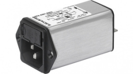 4301.6001, Power inlet with filter 1 A 250 V, Schurter
