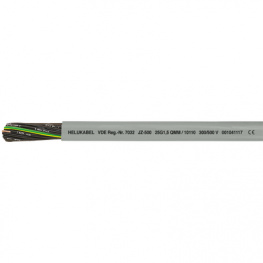 10033 [100 м], Control cable 4 x 0.75 mm2 Unshielded Copper Strand Bare, Fine-Wire Grey, RAL 70, Helukabel