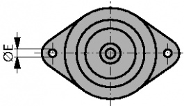 53364145, Machine foot, Paulstra