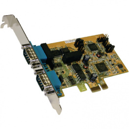 EX-45062IS, PCI-E x1 Card2x RS422/485 DB9M, Exsys