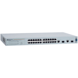 AT-FS750/24, Switch 24x 10/100 2x SFP Desktop 19", Allied Telesis