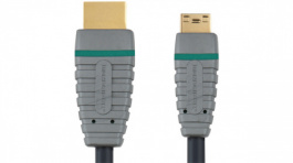 BVL1502, HDMI cable 2 m Blue, Bandridge