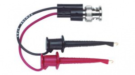 3789, Test Lead, BNC Plug - 2x Minigrabber Test Clip, 139.7mm, Gold-Plated Brass, Pomona