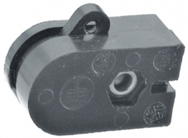 3730-001.01, Built-in Pull Switch, 250 VAC, Black, interBAR