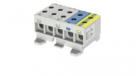 VC05-0012, Insulated Universal Connector, Screw, 5 Poles, 1kV, 135A, 2.5 ... 35mm², Blue/Grey/Green / Yellow, OUNEVA