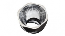 C13555 BRIDGET-W-UNI, Reflector, 22.6 x 12.8mm, Hexagon, Metallic, LEDIL