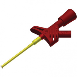 KLEPS 1600 ROT / RED, Test clip diam. 2 mm red, SKS Kontakttechnik