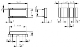 CSTCE10M0G52-R0, Resonator 3 contacts 10 MHz, Murata