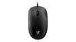 MU200-1E Wired Mouse 1600dpi Optical Black