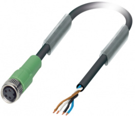1683484, SAC-4P-10,0-PUR/M 8FS Actuator/Sensor Cable, Phoenix Contact