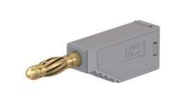 22.2631-28, Laboratory Socket, diam. 4mm, Grey, 10A, 60V, Gold-Plated, Staubli (former Multi-Contact )