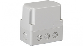SPCM081313G, Plastic enclosure 125 x 75 x 125 mm grey PC IP 66/67 N/A Cubo S, Ensto