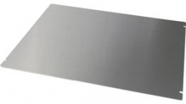 1434-1713, Bottom Mounting Plate 432x1x330mm Aluminium, Hammond