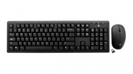 CKW200US-E, Keyboard and Mouse, 1600dpi, CKW200, US English, QWERTY, Wireless, V7