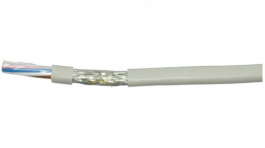 LI-YCY 4X0,25 mm2 [500 м], Control cable 4 x 0.25 mm2 Shielded Bare Copper Stranded Wire Grey, Cabloswiss