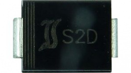 S2W, Диод: выпрямительный; SMD; 1,6кВ; 2А; Упаковка: лента; DO214AA, Diotec Semiconductor