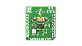 MIKROE-1386, Compass Click Development Board 3.3V, MikroElektronika