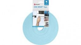 VEL-OW64110, VELCRO Hook and Loop Fastener, 10 mm x 25 m, Aqua, VELCRO