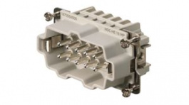 1873550000, Plug Insert, Size 4, 10 Poles, Push-In, 500V, 16A, Weidmuller