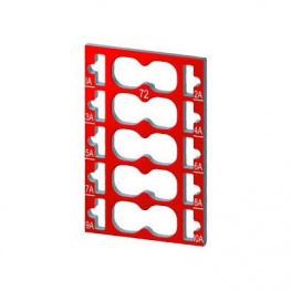 6ES7193-6CP72-2AA0, ET200SP Colour Coding Plate red, Siemens