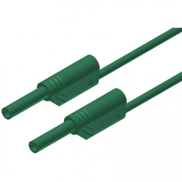 MVL S WS 25/1 GREEN, Safety test lead diam. 2 mm green 25 cm CAT III, SKS Kontakttechnik