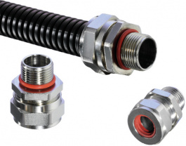 MPNK-M253, Metal fittingNW23 M25 x 1.5 silver straight, PMA AG (Cable protection)