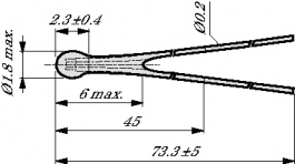 B57551G1103F005, Thermistor, TDK-Epcos