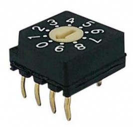RND 210-00085, PCB coding switch BCD 4+1, RND Components