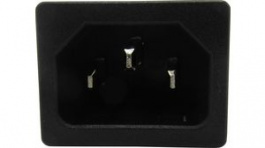 RND 465-00780, Inlet C14 Panel Mount Straight 10 A 250 VAC, RND Connect