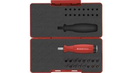 PB 9320.SEt B3, DigiTorque V02 Torque Screwdriver Set Hex/Phillips/Pozidriv/Slotted/TORX® 16pcs., PB Swiss Tools