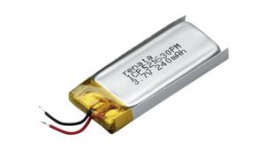 ICP521630PM, Lithium Ion Polymer Battery Pack 250mAh 3.7V, Renata