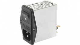 4304.4044, Разъем: питания AC; IEC 60320; FKH; гнездо; "папа"; 6А; 250ВAC; 1МОм, Schurter