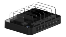 19.07.1051, USB Charging Station, 7 Ports, 12W, Roline