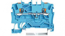 2201-1204, Feedthru Terminal, Cage Clamp, 2 Poles, 0.25 ... 2.5mm\x1a, Wago