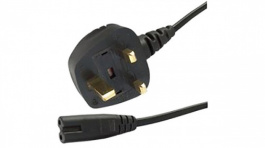 B62033180, Mains cable UK Male IEC-320-C7 1.8 m, I-Sheng